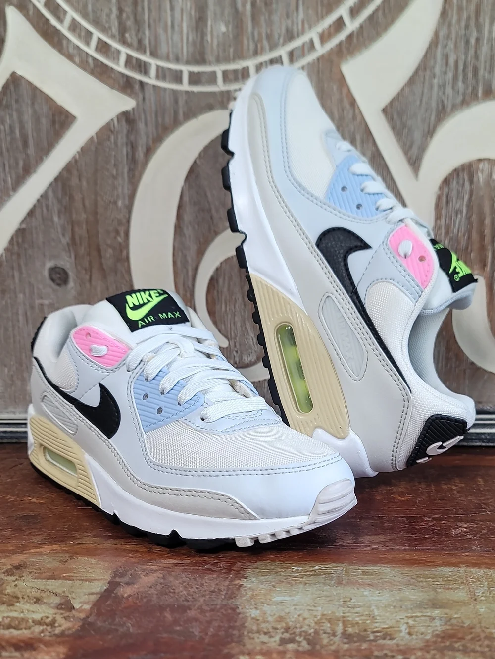 🔥Nike Air Max 90 'Multi-Color Pastel' 🔥 Wmns 6.5 Great Cond! Fast   Shipping